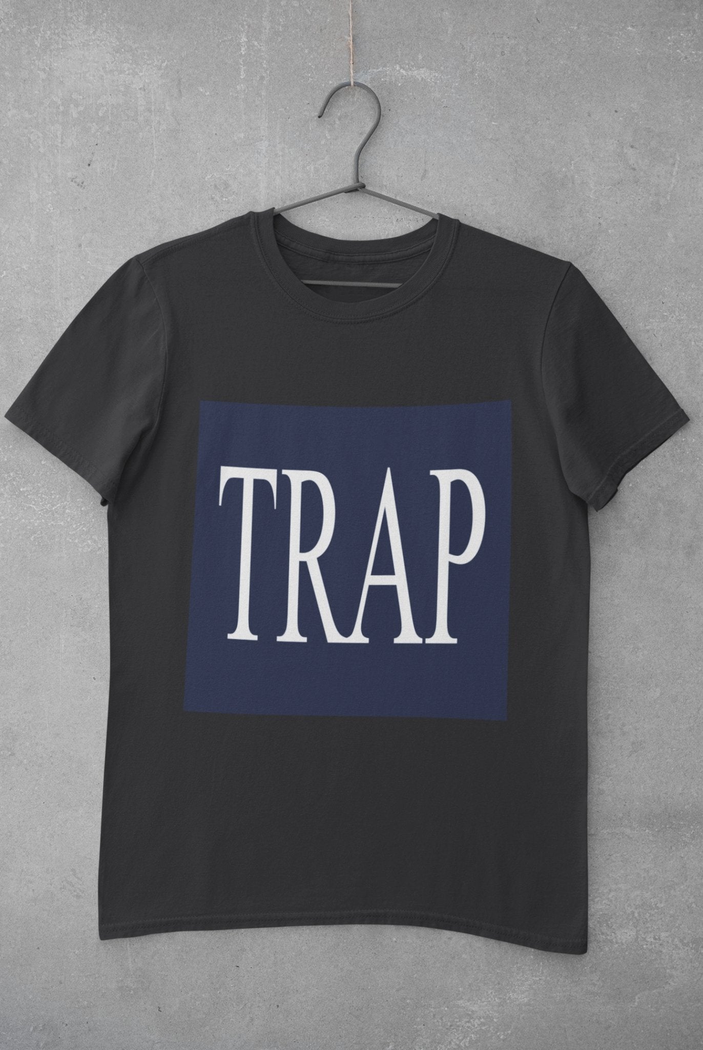 Trap Mens Half Sleeves T-shirt- FunkyTeesClub - Funky Tees Club