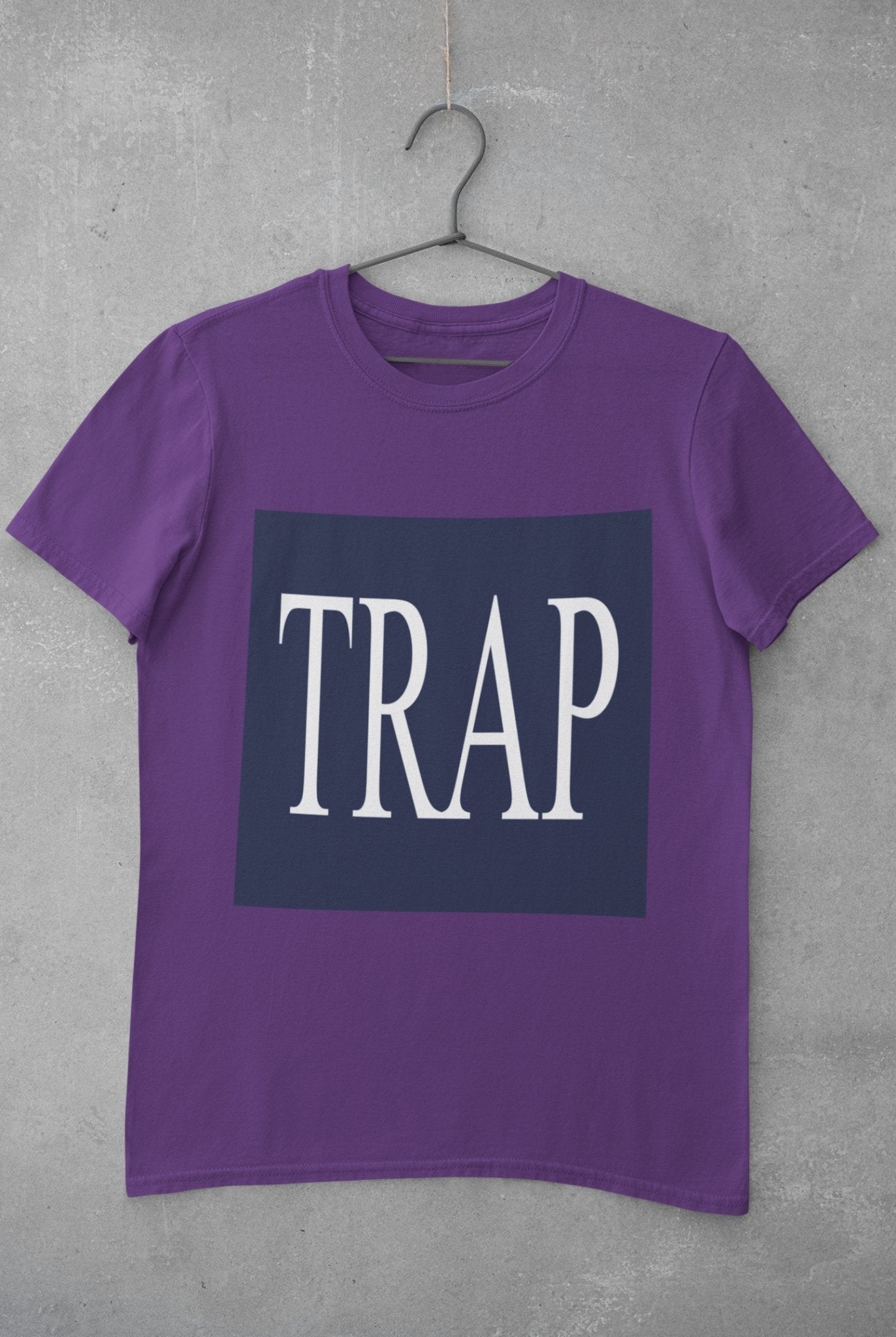Trap Mens Half Sleeves T-shirt- FunkyTeesClub - Funky Tees Club