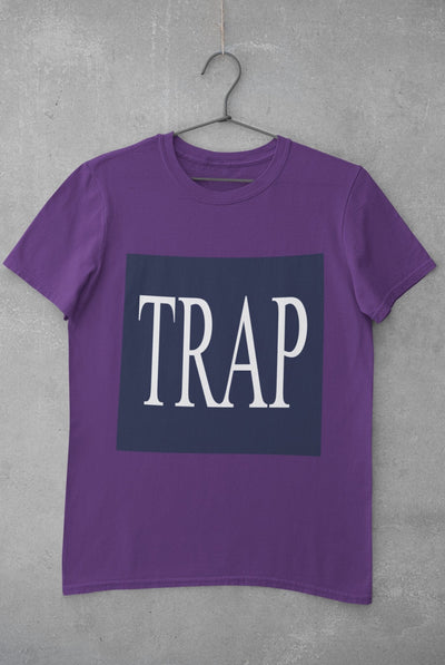 Trap Mens Half Sleeves T-shirt- FunkyTeesClub - Funky Tees Club