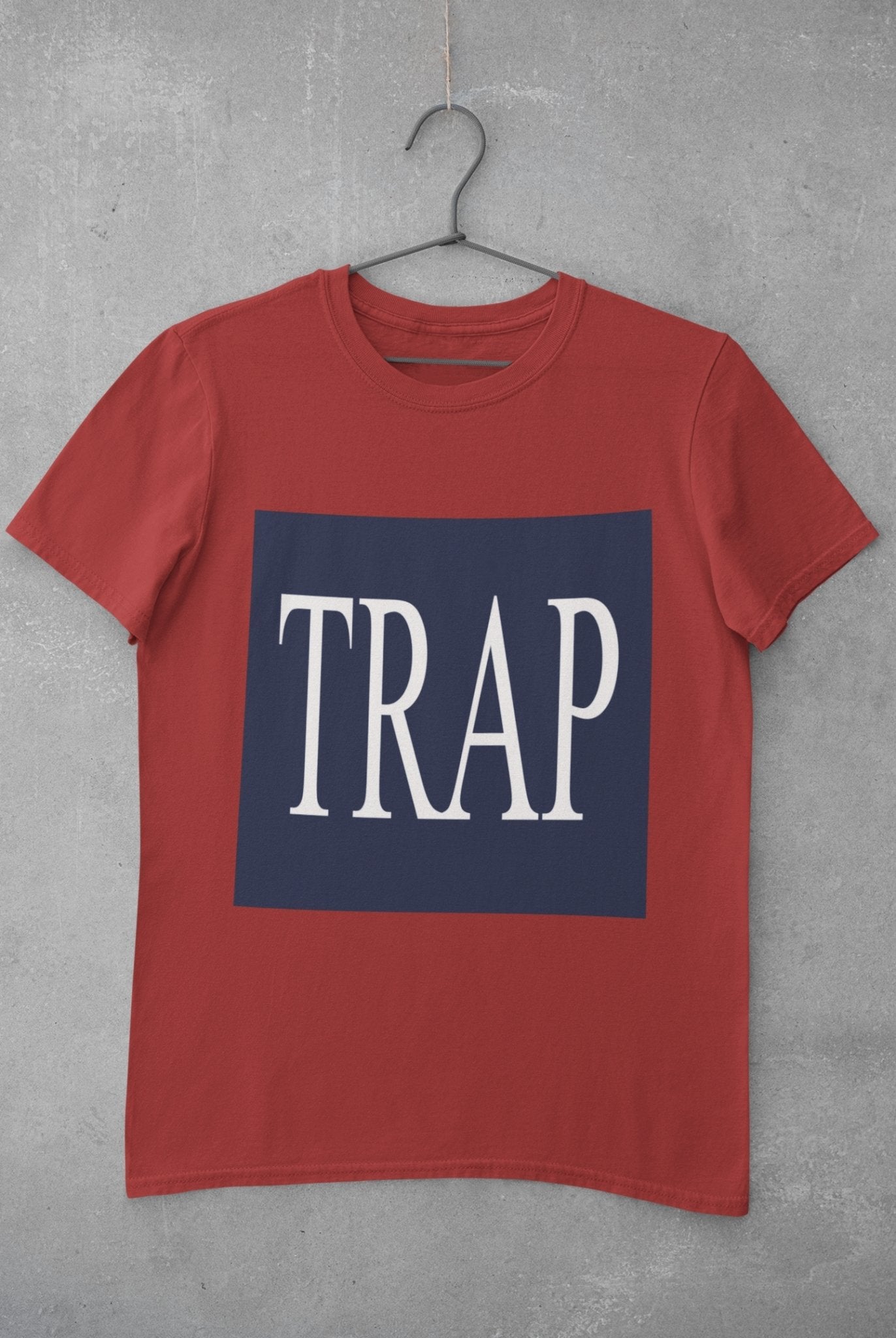 Trap Mens Half Sleeves T-shirt- FunkyTeesClub - Funky Tees Club