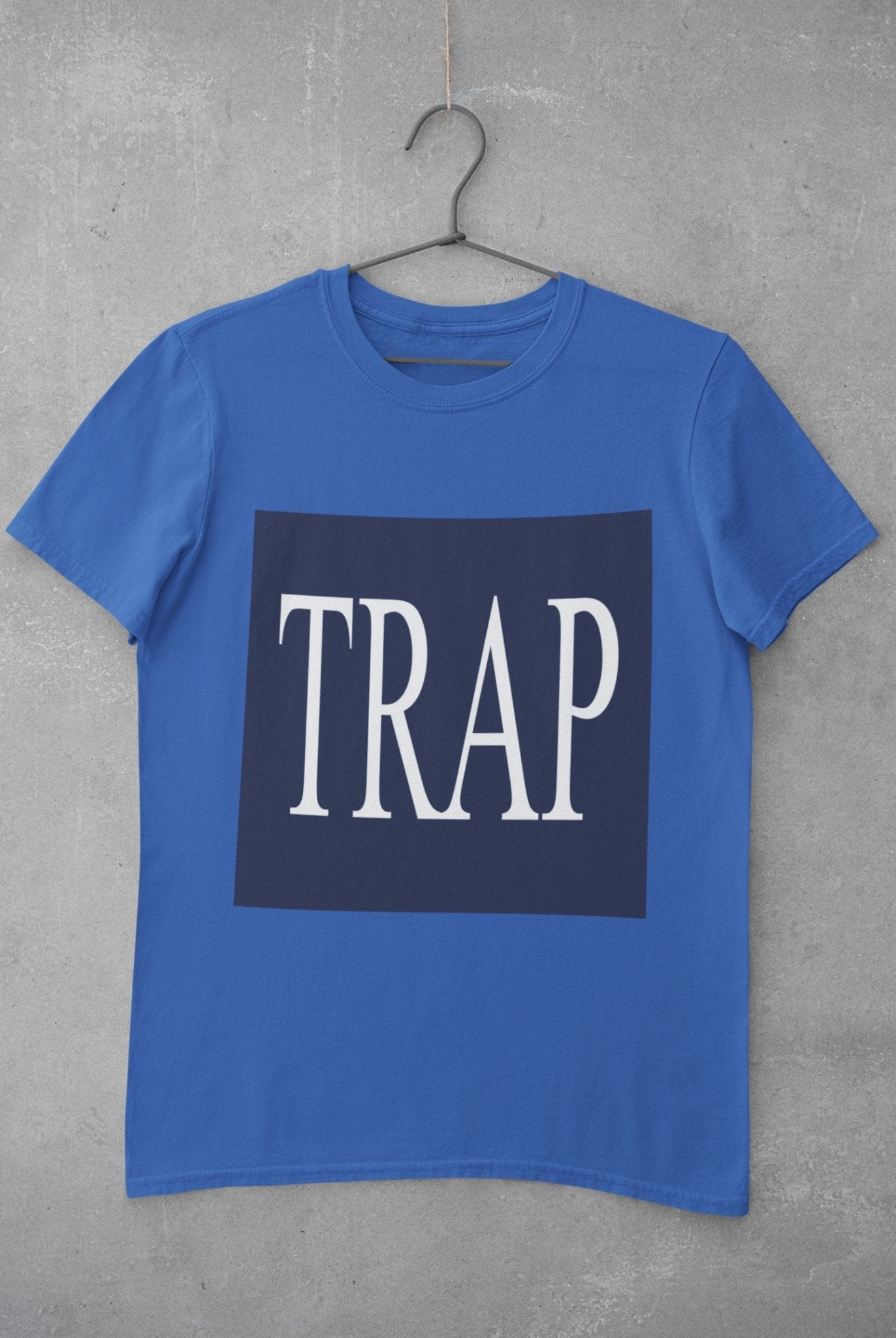 Trap Mens Half Sleeves T-shirt- FunkyTeesClub - Funky Tees Club