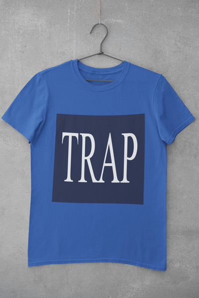 Trap Mens Half Sleeves T-shirt- FunkyTeesClub - Funky Tees Club