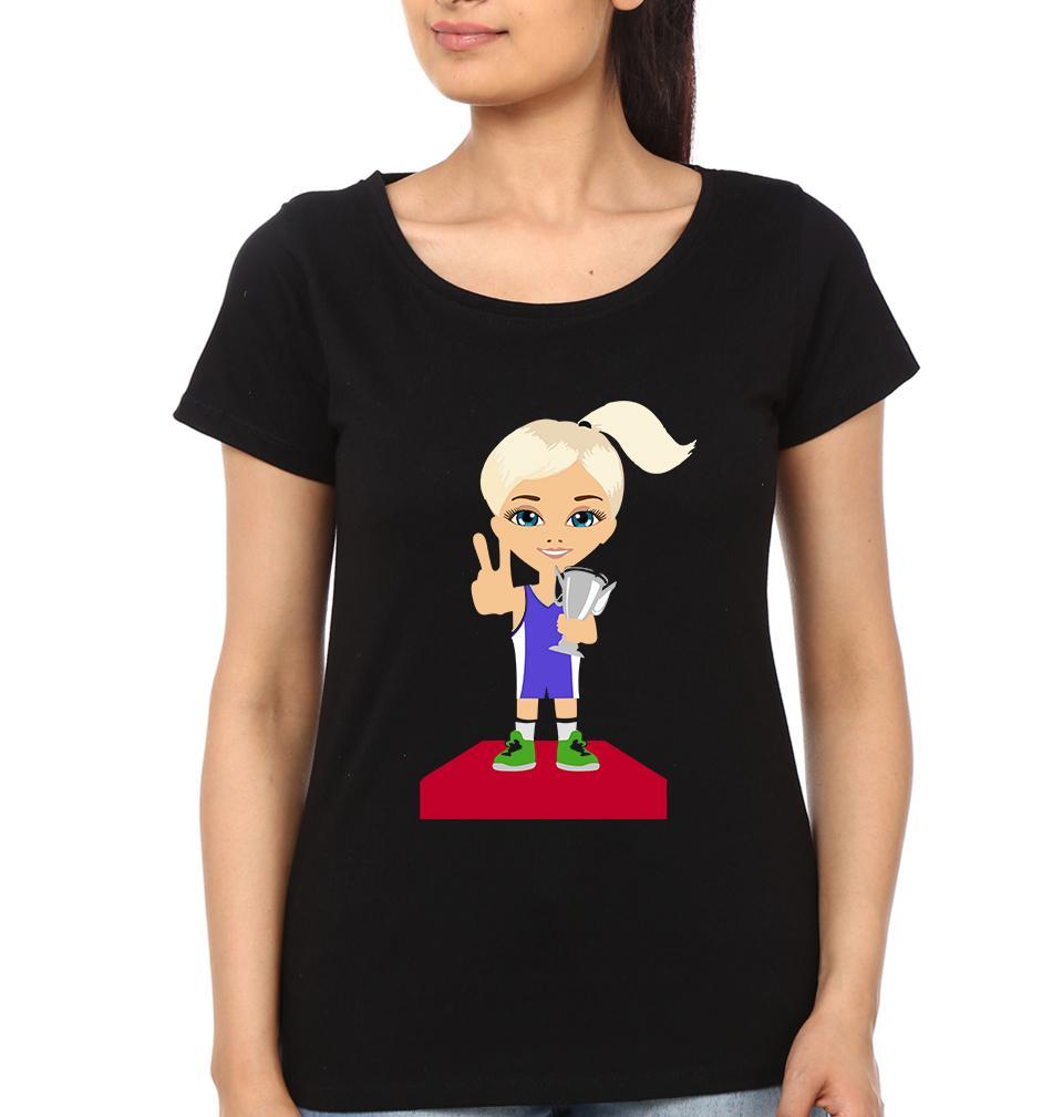 Trophy Mother and Daughter Matching T-Shirt- FunkyTeesClub - Funky Tees Club