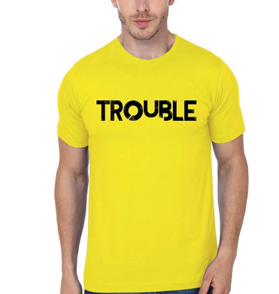 Trouble Maker Father and Son Matching T-Shirt- FunkyTeesClub - Funky Tees Club