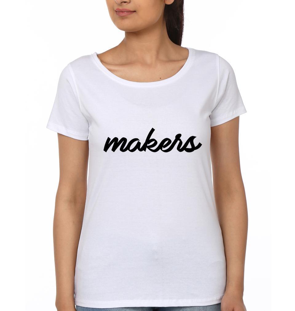 Trouble Makers BFF Half Sleeves T-Shirts-FunkyTees - Funky Tees Club