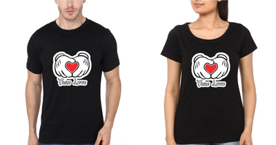 True Love Couple Half Sleeves T-Shirts -FunkyTees - Funky Tees Club