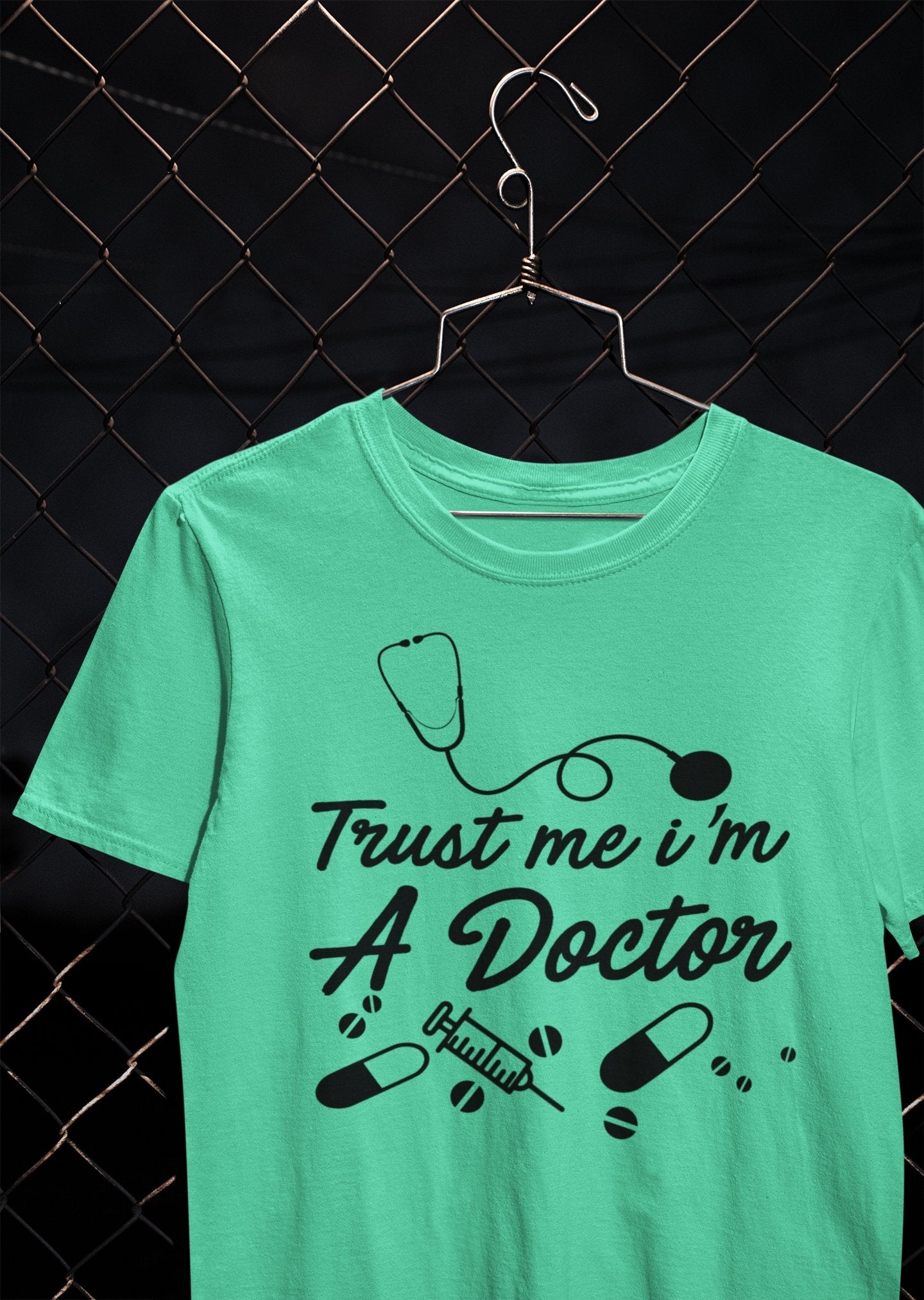 Trust Me I Am A Doctor Mens Half Sleeves T-shirt- FunkyTeesClub - Funky Tees Club