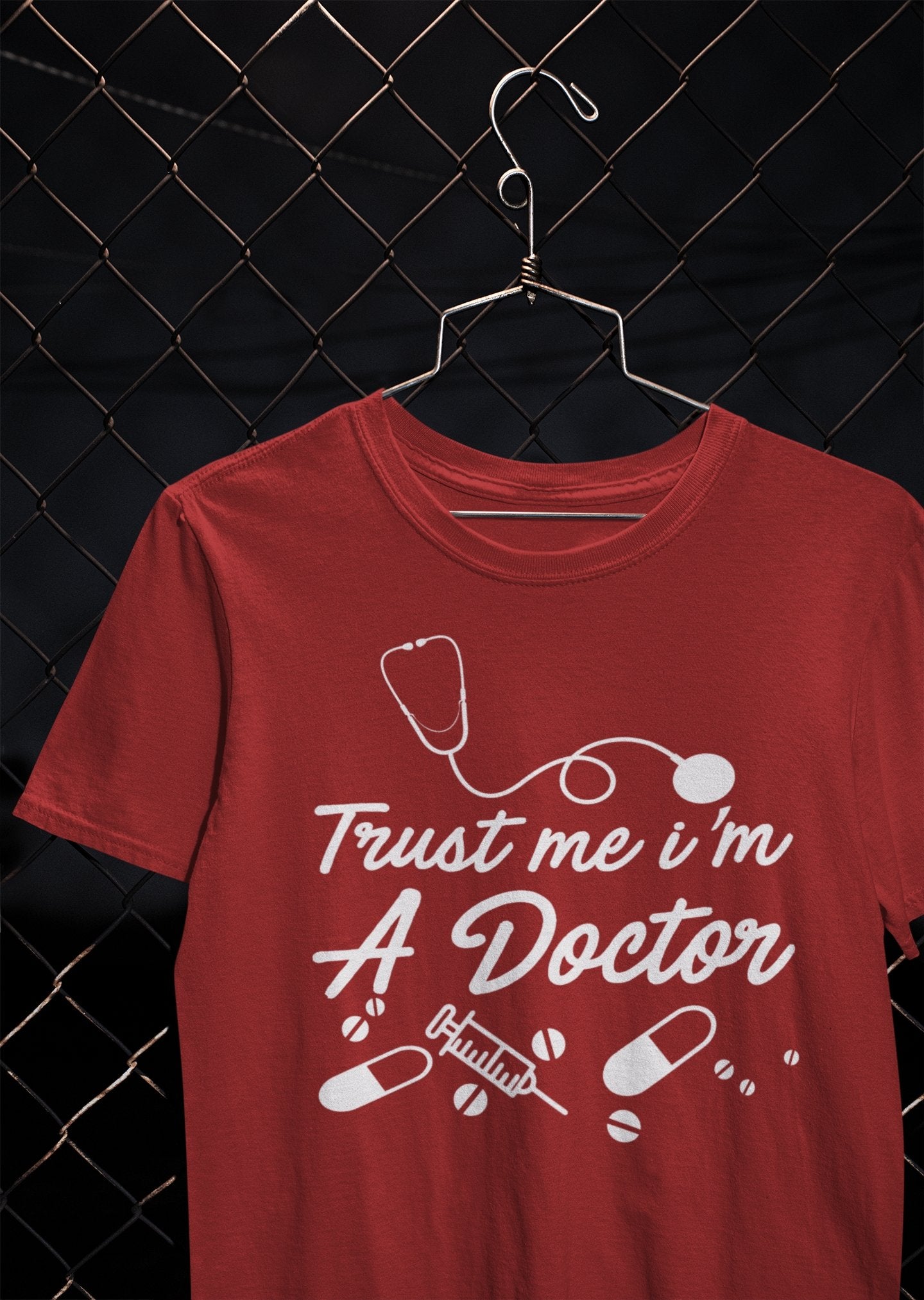 Trust Me I Am A Doctor Mens Half Sleeves T-shirt- FunkyTeesClub - Funky Tees Club