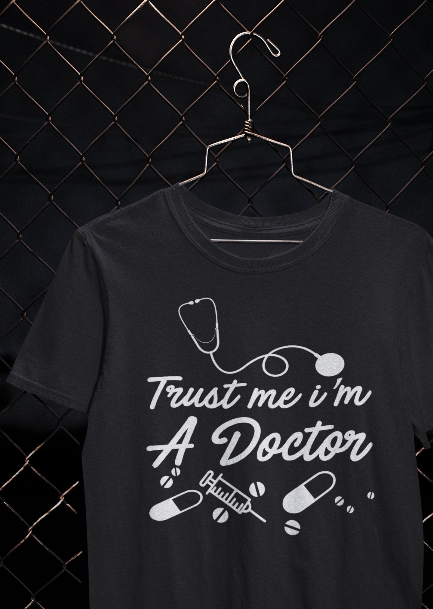 Trust Me I Am A Doctor Mens Half Sleeves T-shirt- FunkyTeesClub - Funky Tees Club
