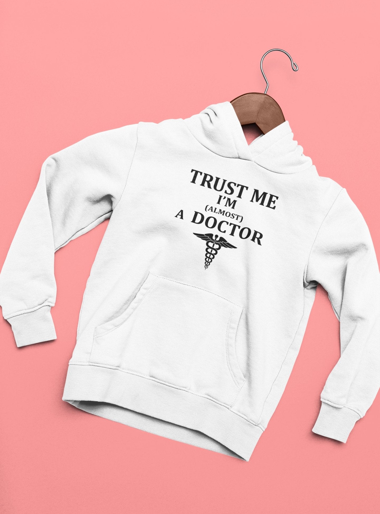 Trust Me I Am Almost A Doctor Men Hoodies-FunkyTeesClub - Funky Tees Club