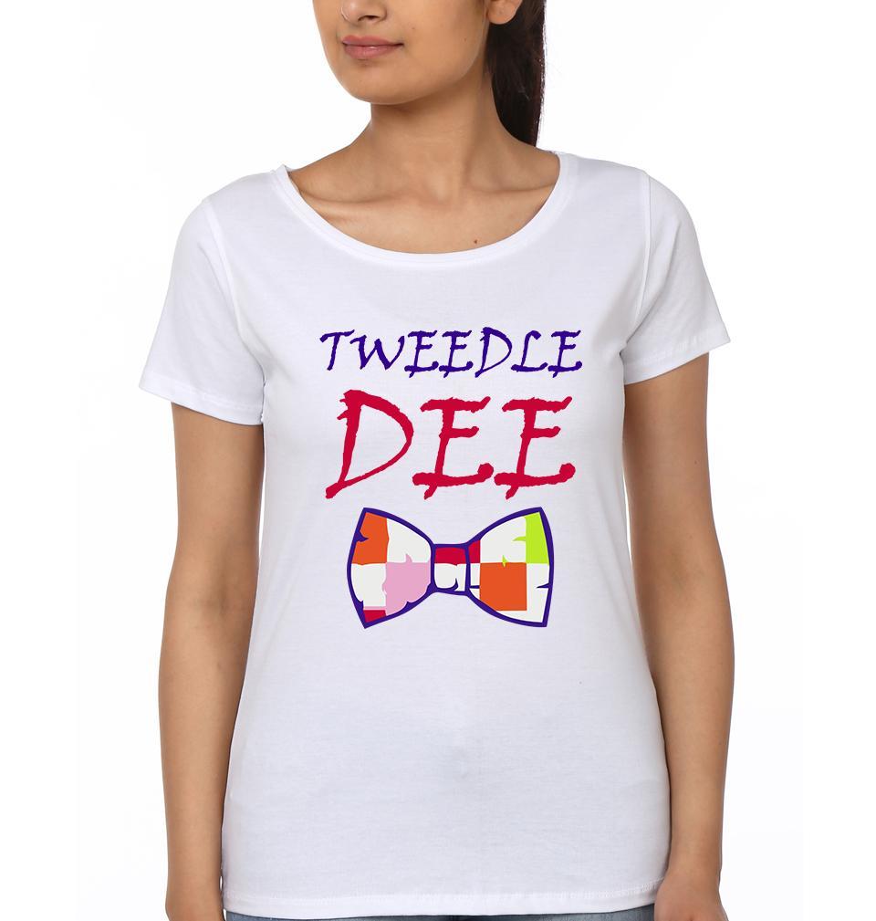 Tweedle BFF Half Sleeves T-Shirts-FunkyTees - Funky Tees Club