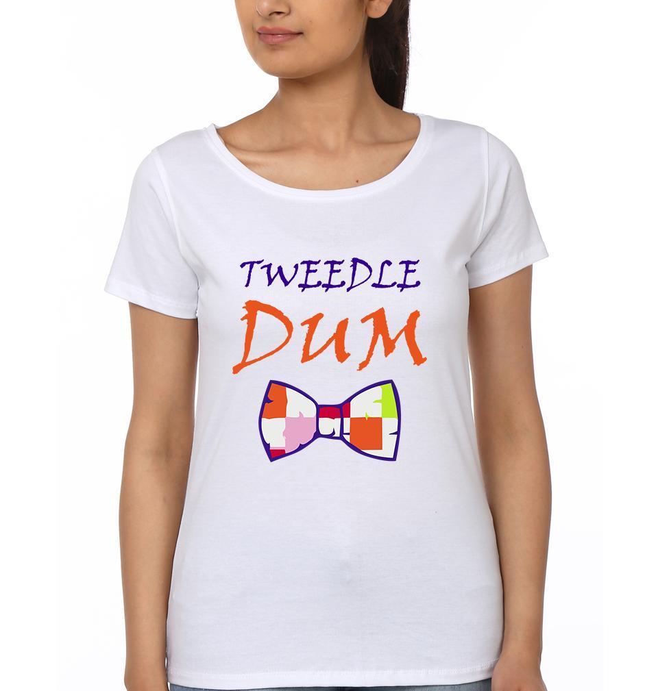 Tweedle BFF Half Sleeves T-Shirts-FunkyTees - Funky Tees Club