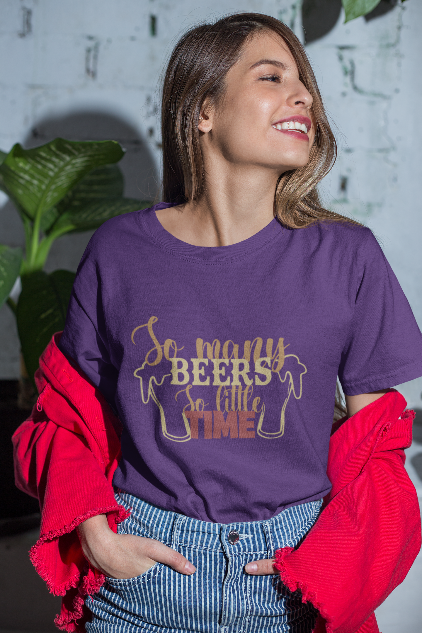 So Many Beers Women Half Sleeves T-shirt- FunkyTeesClub
