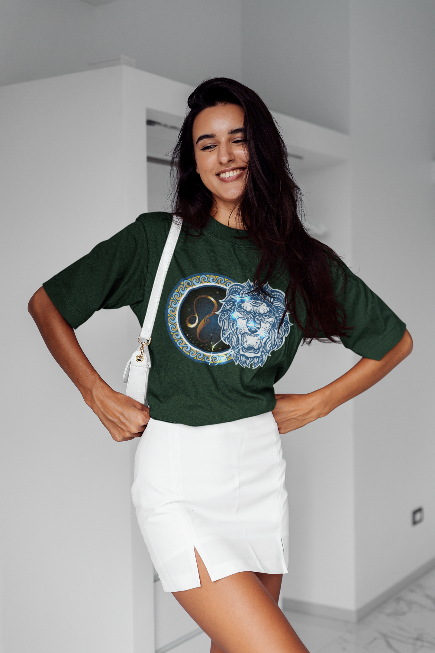 Leo Zodiac Sign Women Half Sleeves T-shirt- FunkyTeesClub