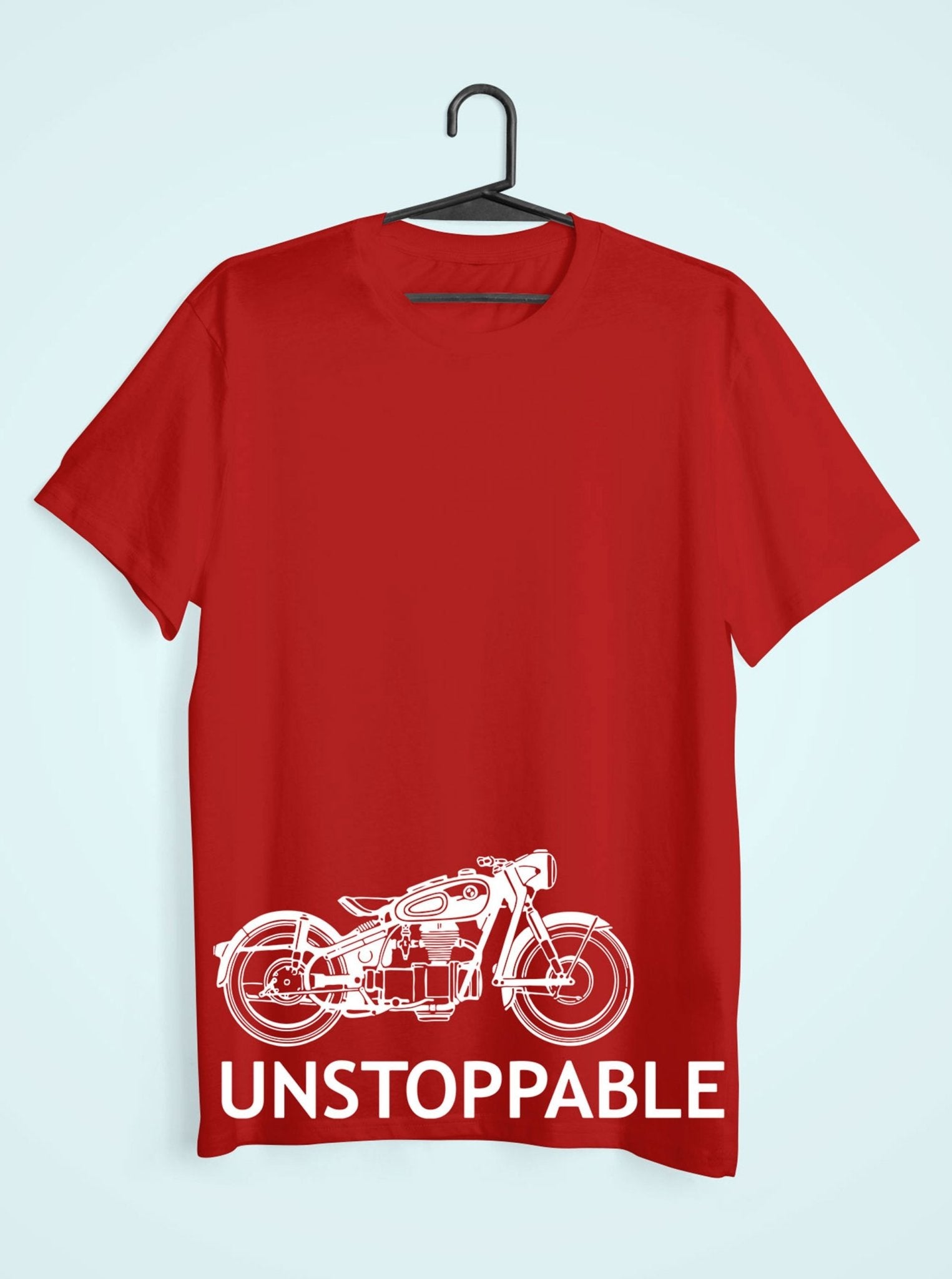 Unstoppable Mens Half Sleeves T-shirt- FunkyTeesClub - Funky Tees Club