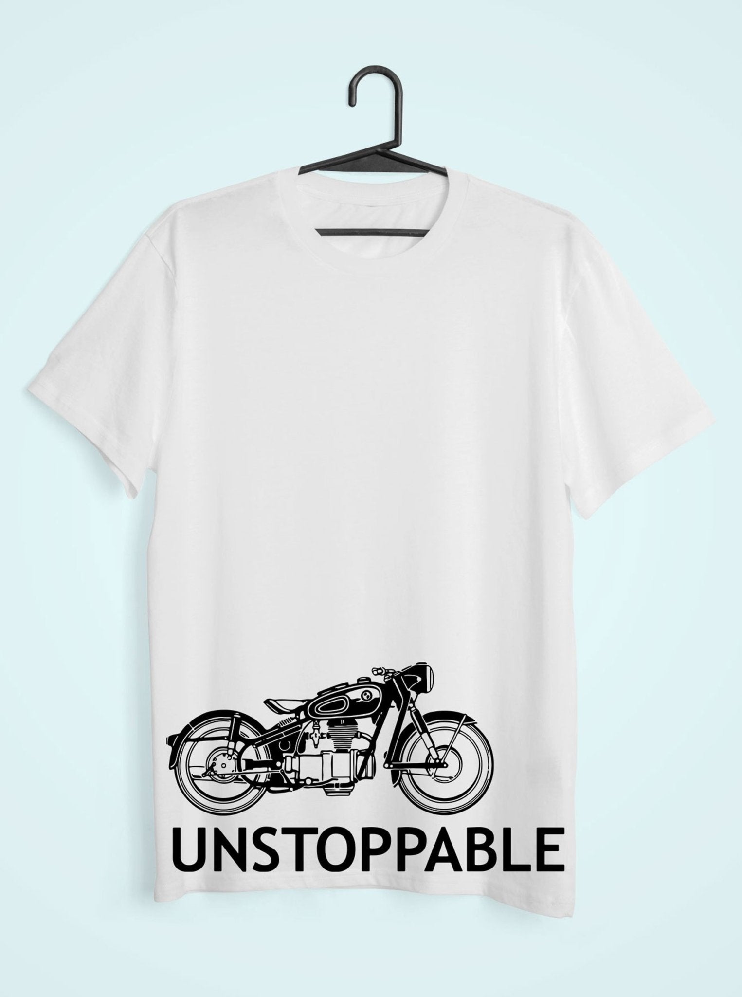 Unstoppable Mens Half Sleeves T-shirt- FunkyTeesClub - Funky Tees Club