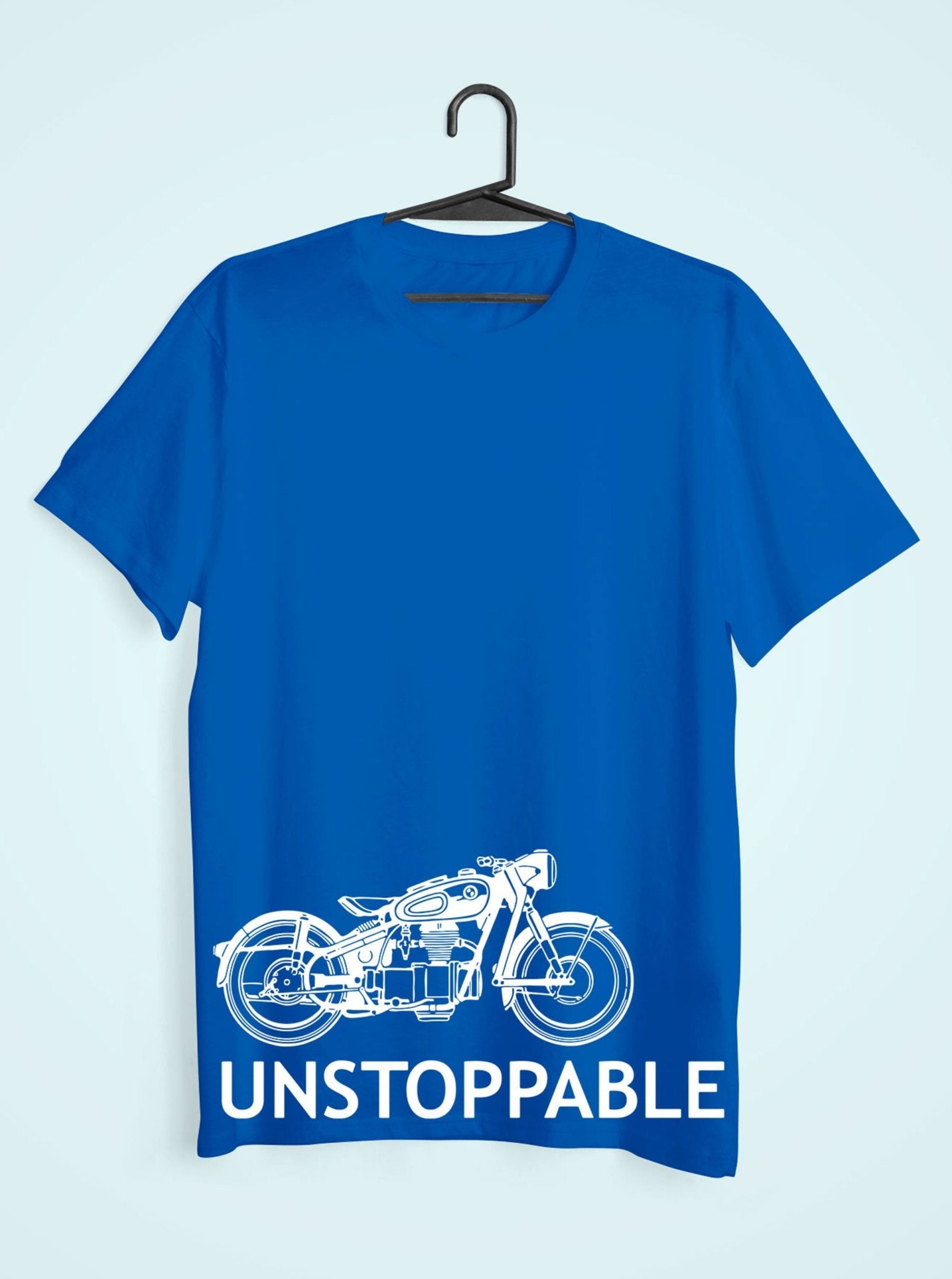 Unstoppable Mens Half Sleeves T-shirt- FunkyTeesClub - Funky Tees Club