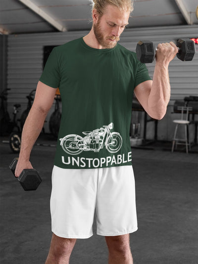 Unstoppable Mens Half Sleeves T-shirt- FunkyTeesClub - Funky Tees Club