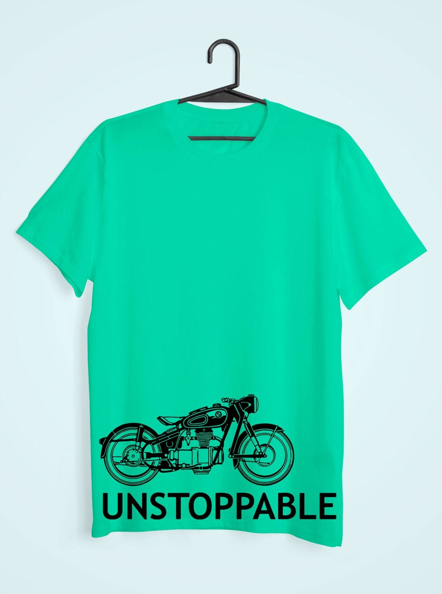 Unstoppable Mens Half Sleeves T-shirt- FunkyTeesClub - Funky Tees Club