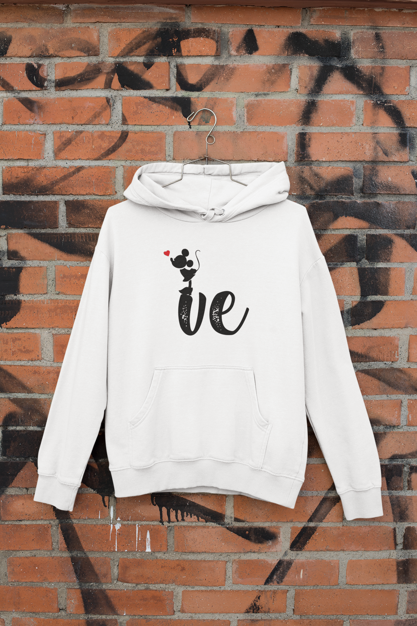 Love Couple Hoodie-FunkyTeesClub