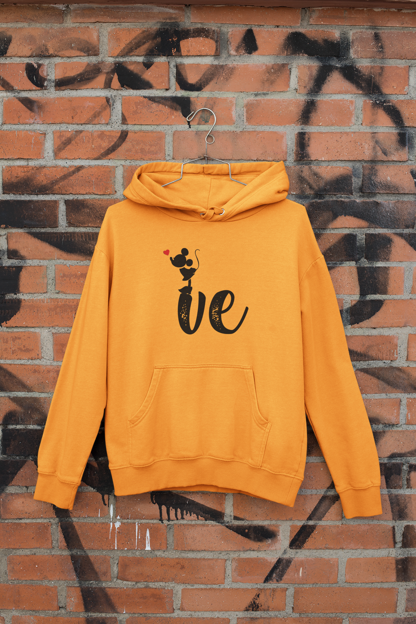 Love Couple Hoodie-FunkyTeesClub