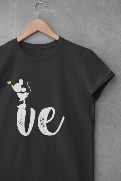 Love Couple Half Sleeves T-Shirts -FunkyTeesClub