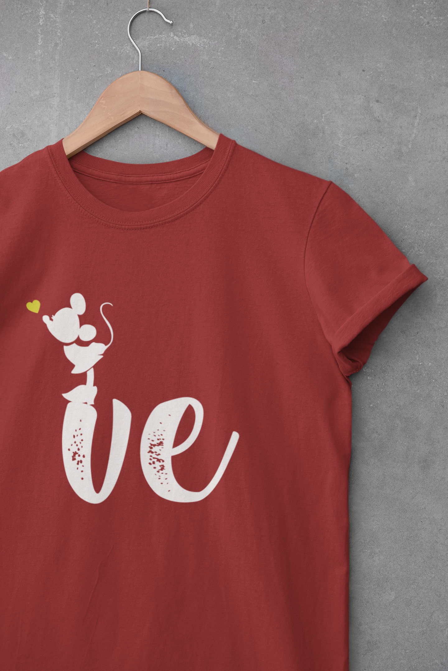 Love Couple Half Sleeves T-Shirts -FunkyTeesClub
