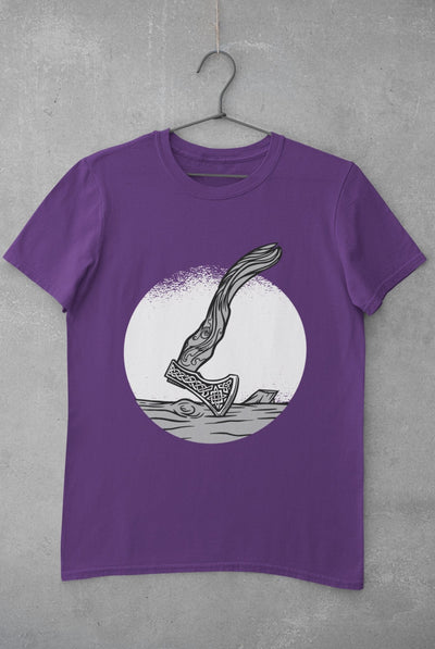 Viking Mens Half Sleeves T-shirt- FunkyTeesClub - Funky Tees Club