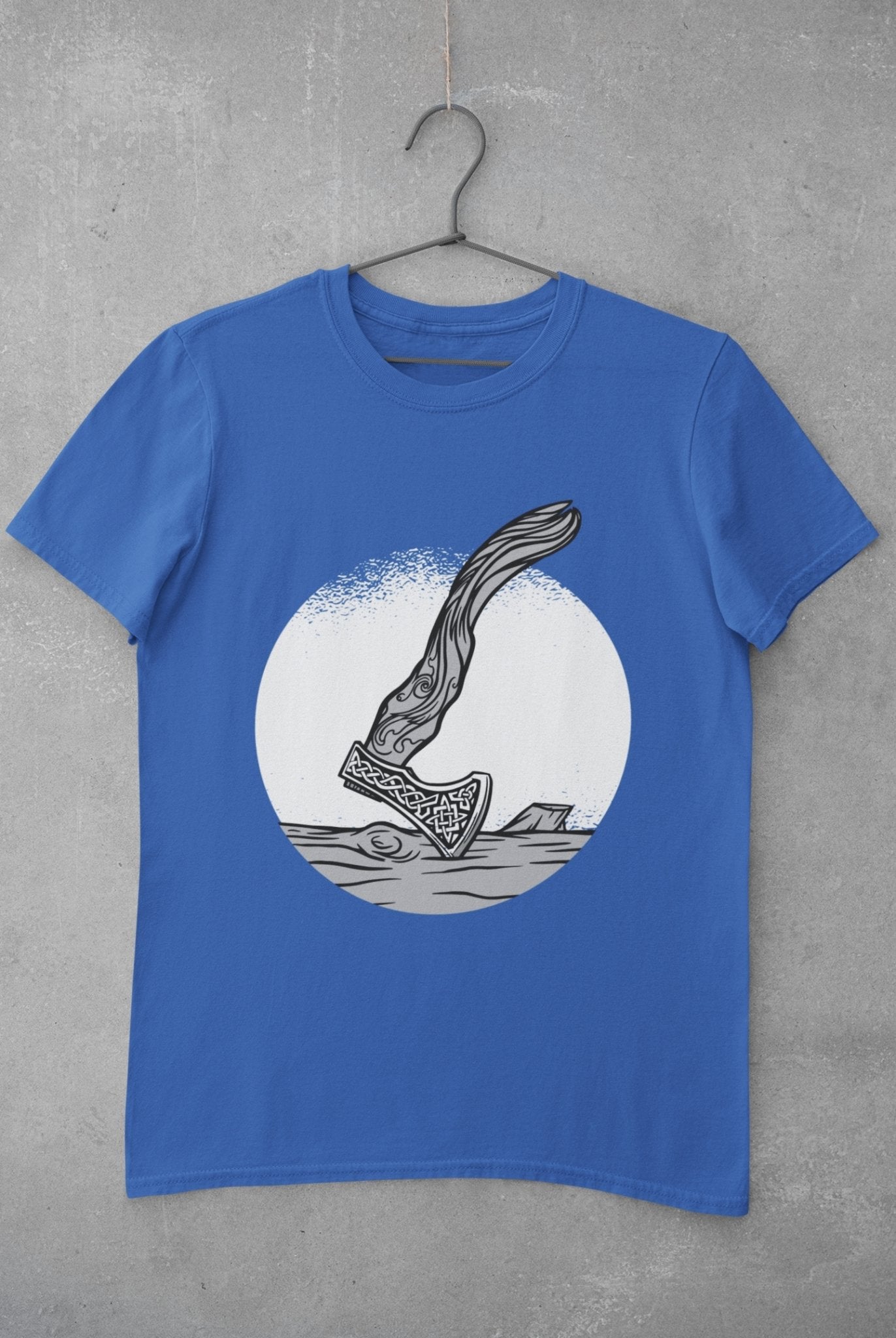 Viking Mens Half Sleeves T-shirt- FunkyTeesClub - Funky Tees Club