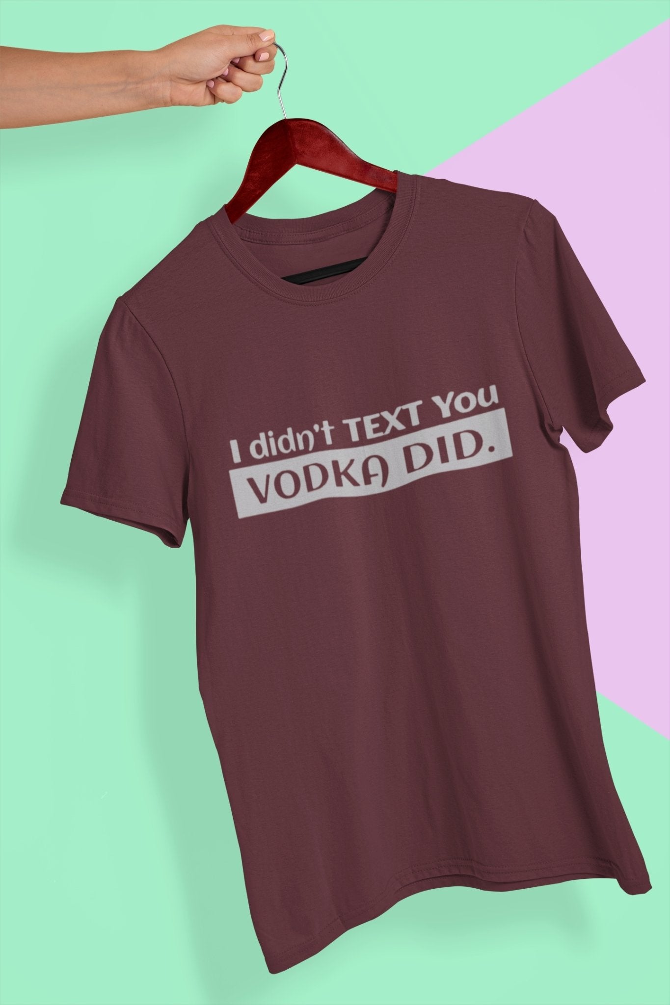 Vodka Women Half Sleeves T-shirt- FunkyTeesClub - Funky Tees Club