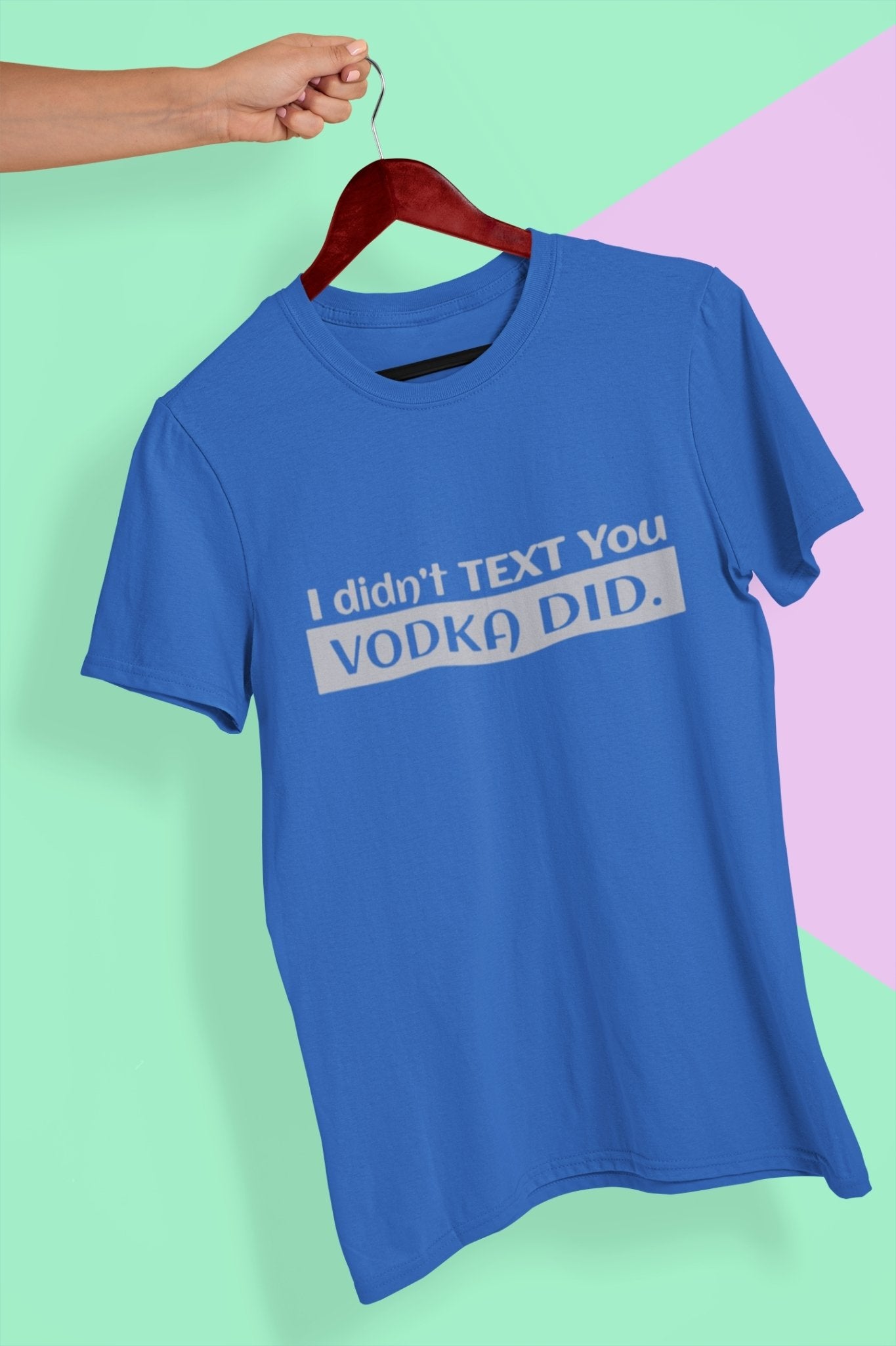 Vodka Women Half Sleeves T-shirt- FunkyTeesClub - Funky Tees Club