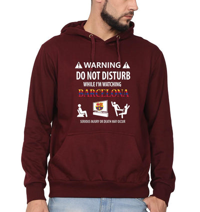 Warning FCB Men Hoodies-FunkyTeesClub - Funky Tees Club