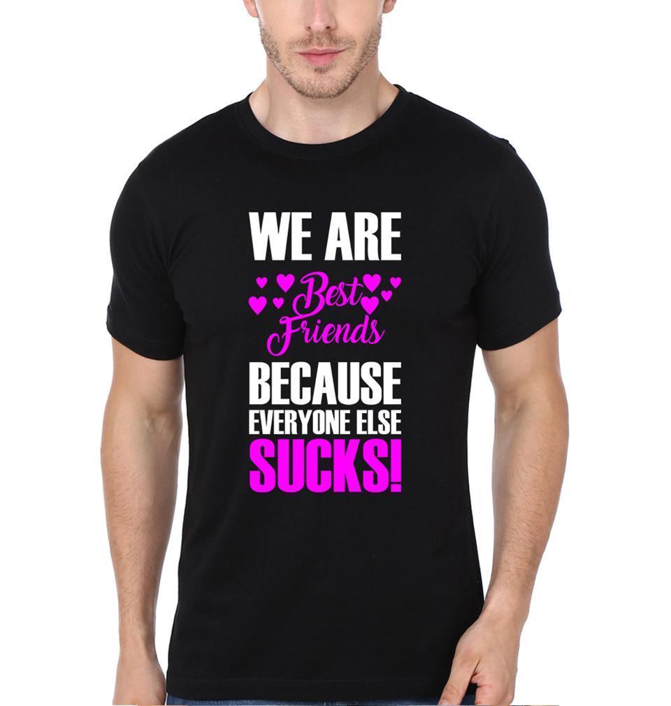 We are Best Friends BFF Half Sleeves T-Shirts-FunkyTees - Funky Tees Club
