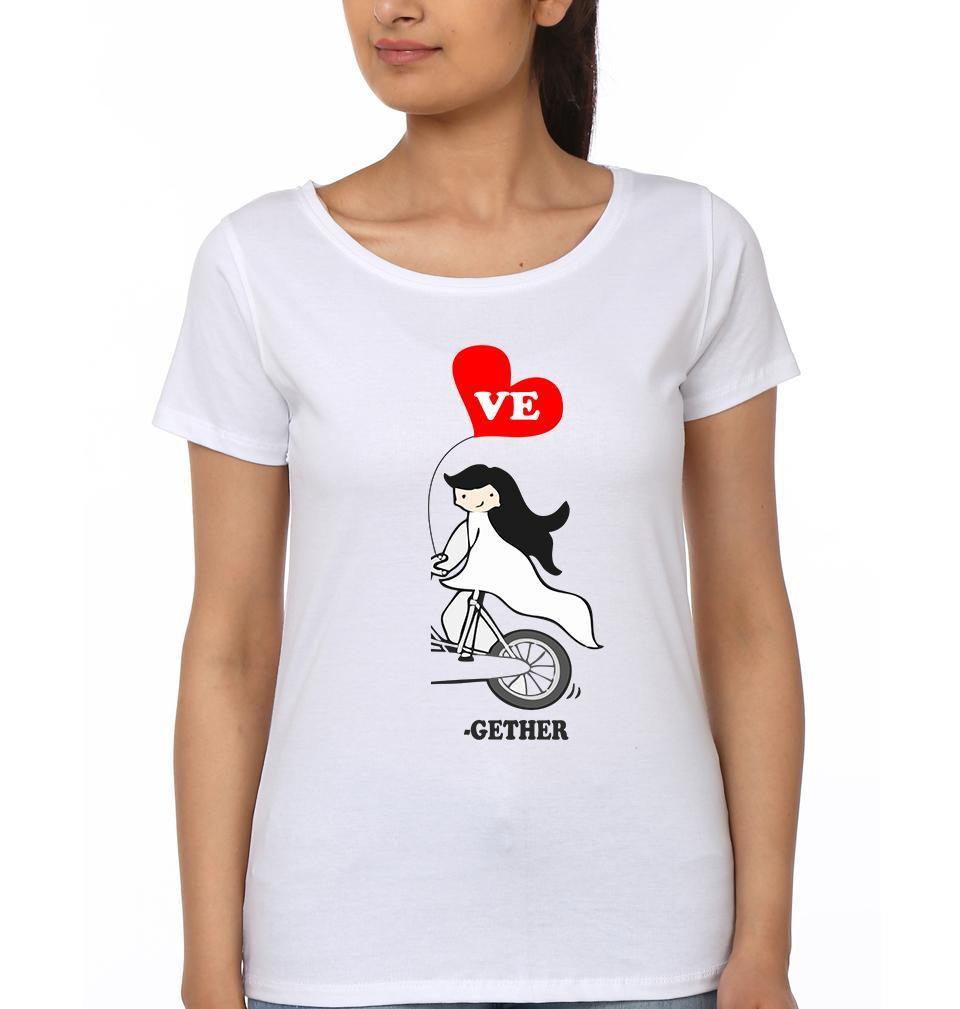 We Go Together Couple Half Sleeves T-Shirts -FunkyTees - Funky Tees Club