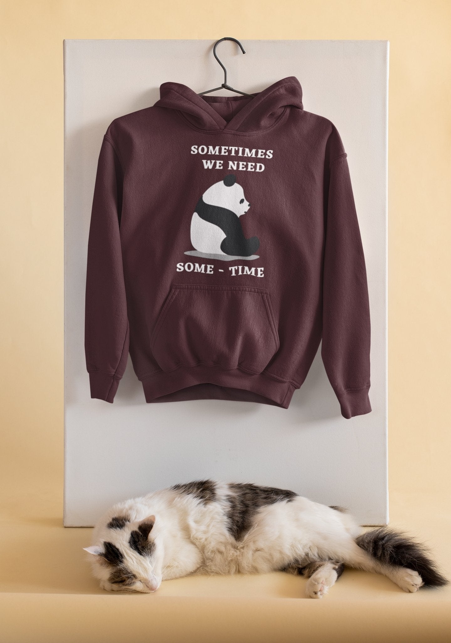 We Need Some Time Typography Hoodies for Women-FunkyTeesClub - Funky Tees Club