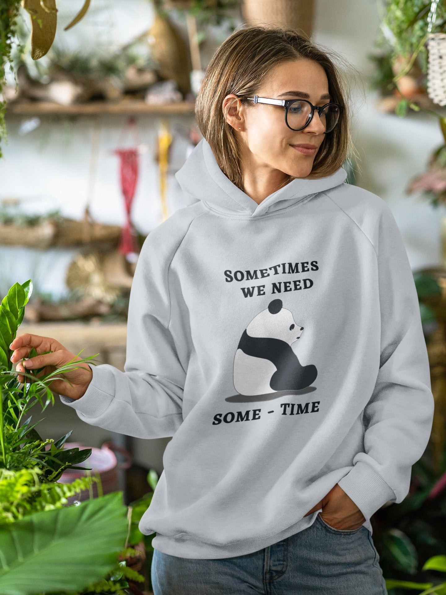 We Need Some Time Typography Hoodies for Women-FunkyTeesClub - Funky Tees Club
