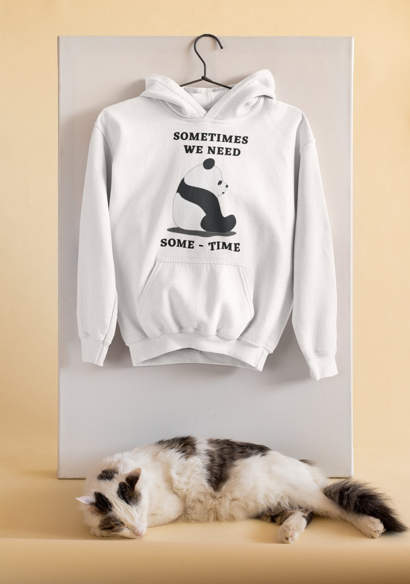 We Need Some Time Typography Hoodies for Women-FunkyTeesClub - Funky Tees Club