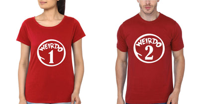 Weirdo BFF Half Sleeves T-Shirts-FunkyTees - Funky Tees Club