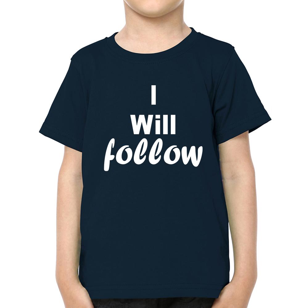Where You Lead & I Will Follow Father and Son Matching T-Shirt- FunkyTeesClub - Funky Tees Club