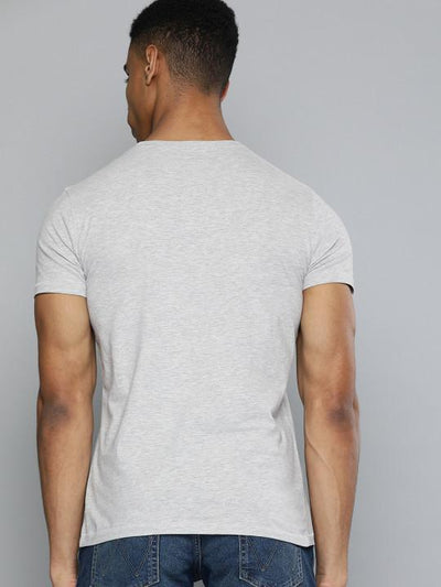 White Maroon Grey Combo Half Sleeve T-Shirts [Pack of 3]-FunkyTeesClub - Funky Tees Club