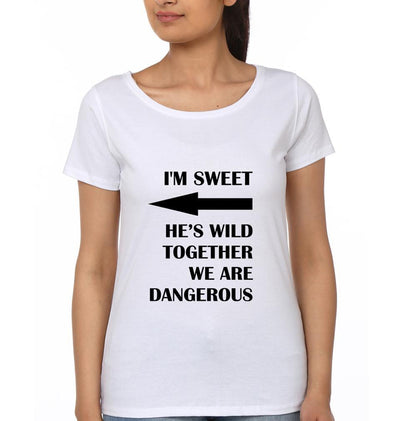 WILD BFF Half Sleeves T-Shirts-FunkyTees - Funky Tees Club