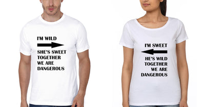 WILD BFF Half Sleeves T-Shirts-FunkyTees - Funky Tees Club