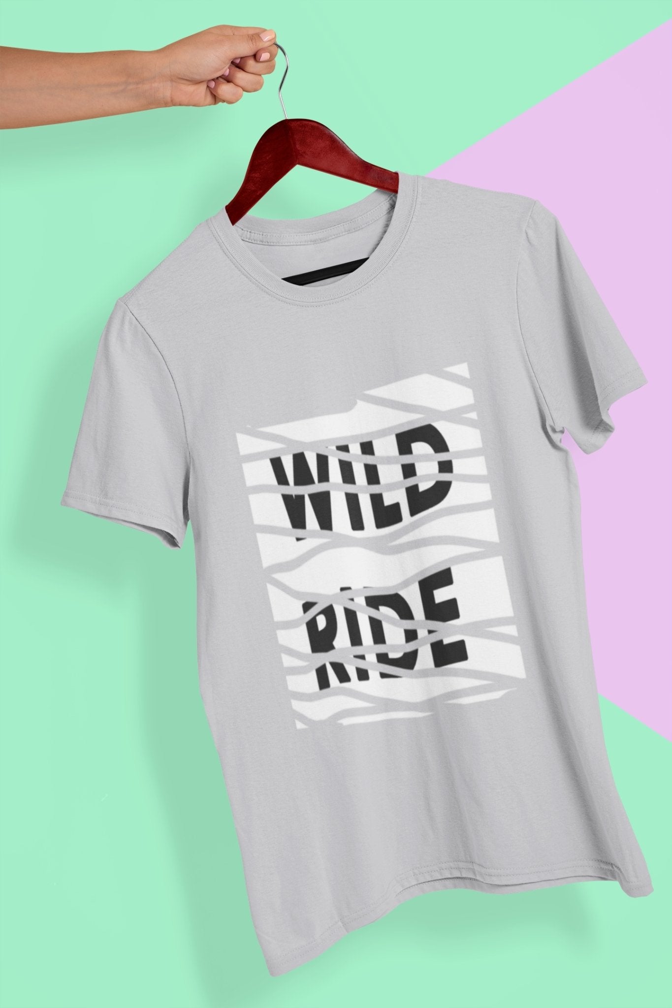 Wild Life Mens Half Sleeves T-shirt- FunkyTeesClub - Funky Tees Club
