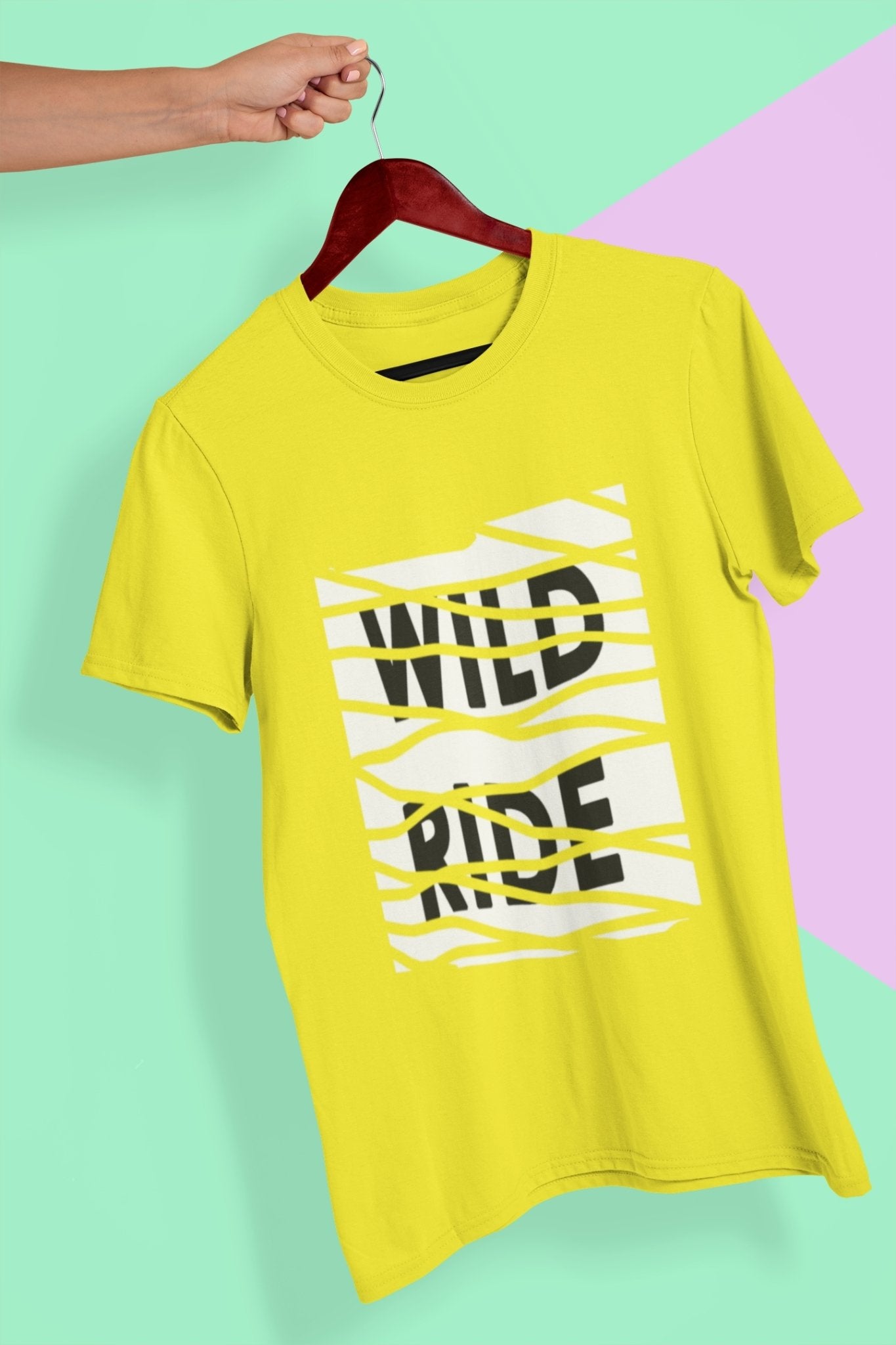 Wild Life Mens Half Sleeves T-shirt- FunkyTeesClub - Funky Tees Club