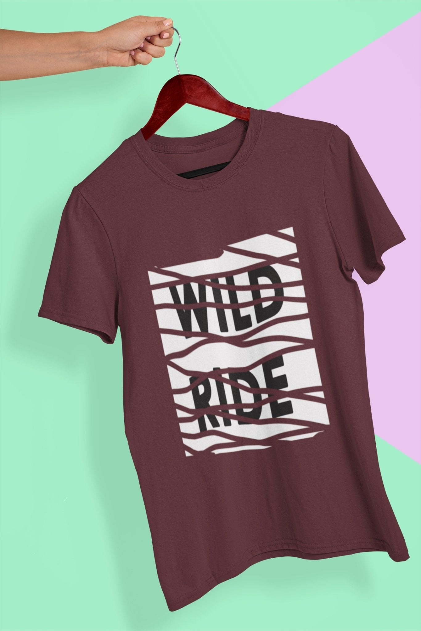 Wild Life Women Half Sleeves T-shirt- FunkyTeesClub - Funky Tees Club