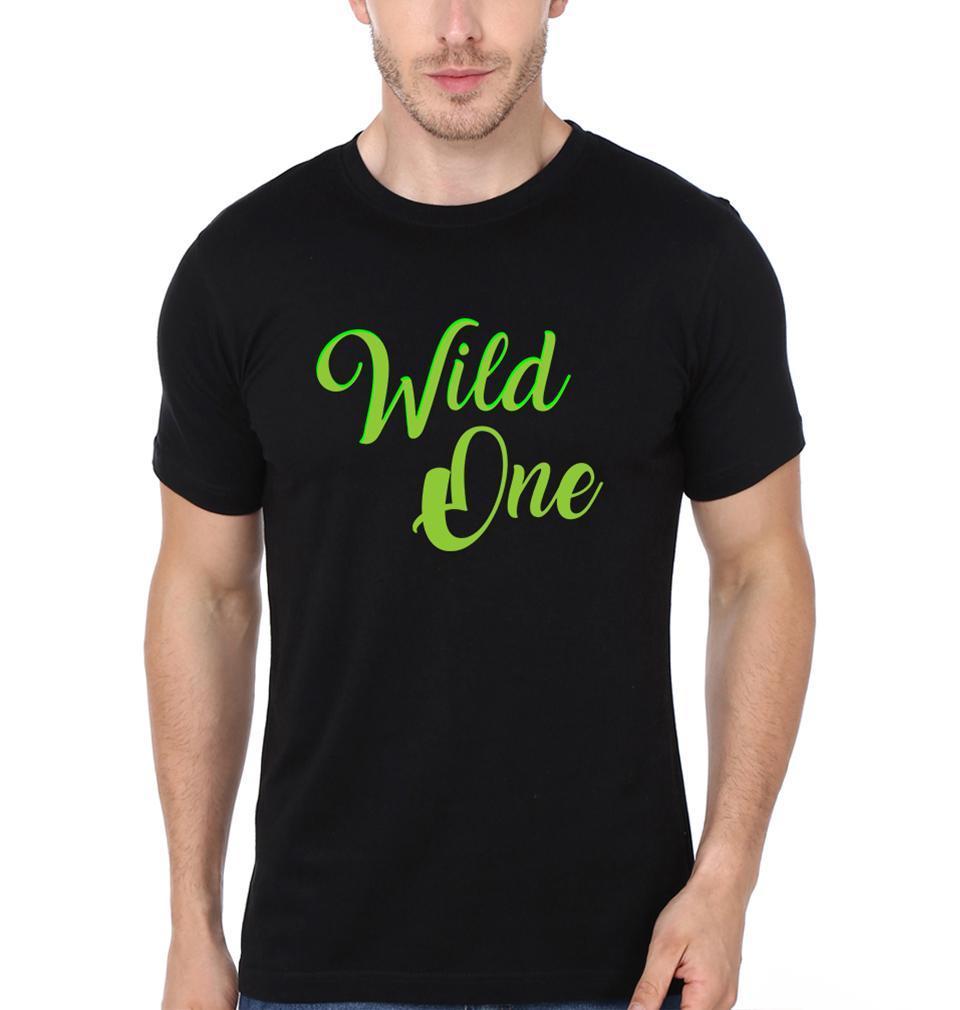WILD MILD BFF Half Sleeves T-Shirts-FunkyTees - Funky Tees Club