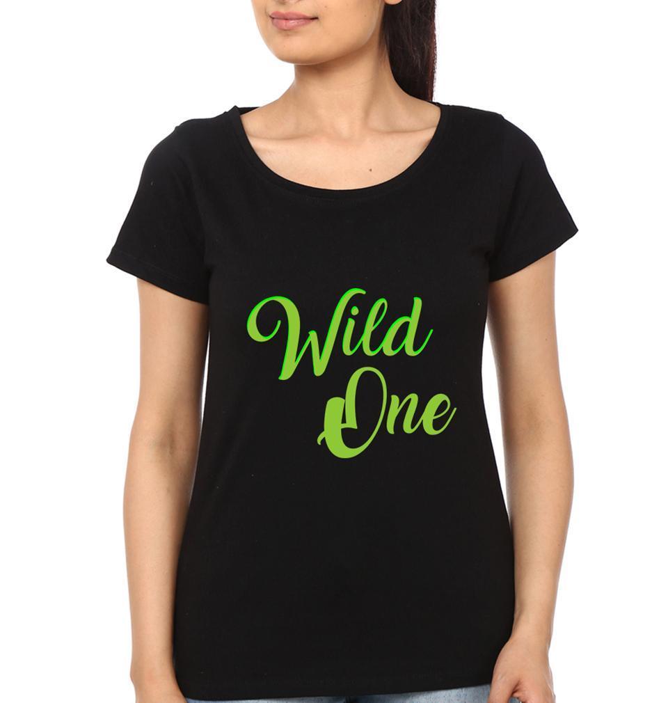 Wild Mild Sister Sister Half Sleeves T-Shirts -FunkyTees - Funky Tees Club