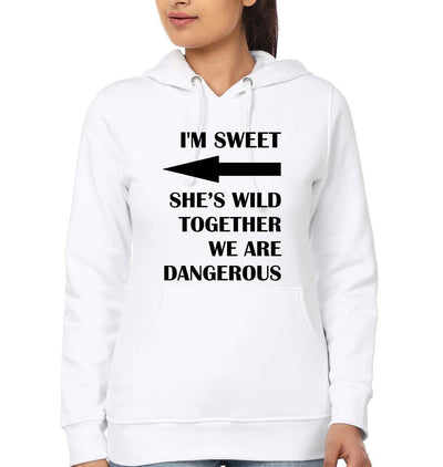 Wild Sweet BFF Hoodies-FunkyTees - Funky Tees Club
