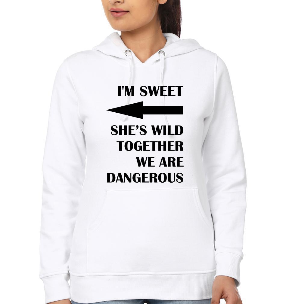 Wild Sweet BFF Hoodies-FunkyTees - Funky Tees Club