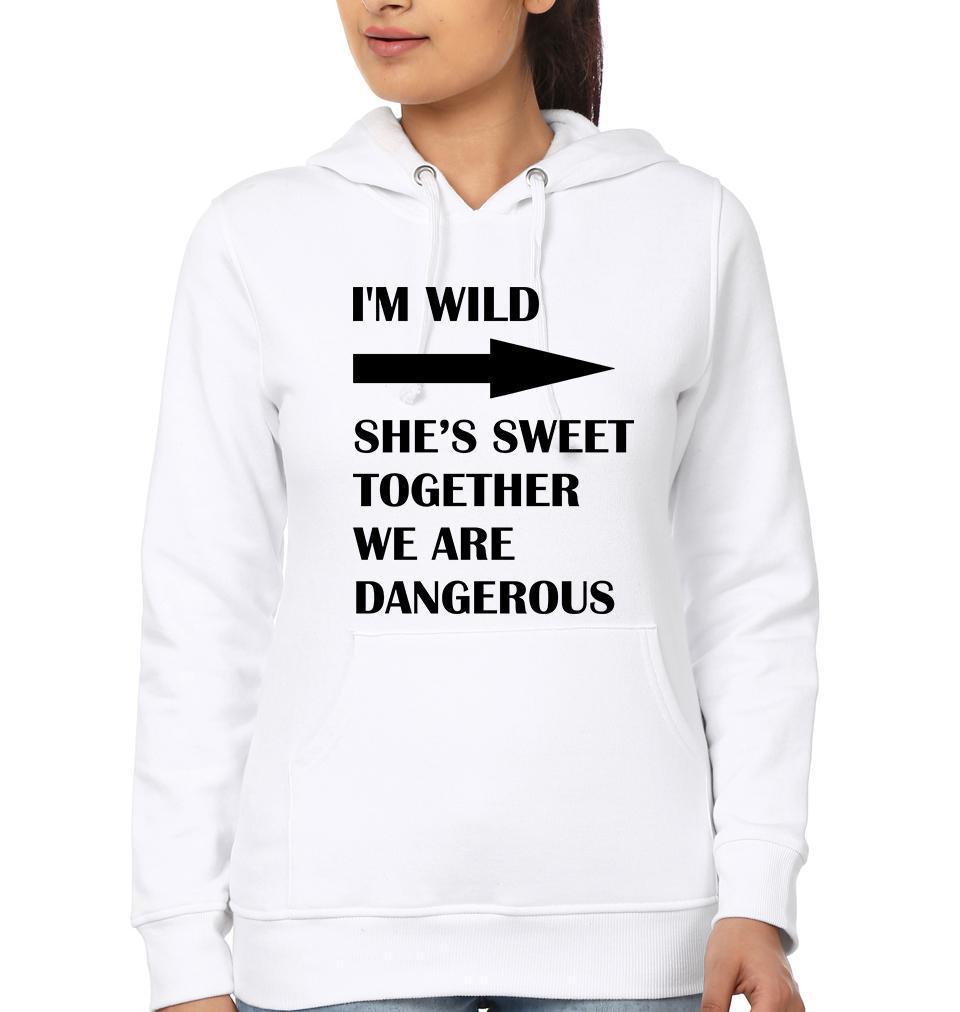 Wild Sweet BFF Hoodies-FunkyTees - Funky Tees Club